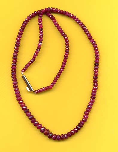 String of Sparkling Rubies